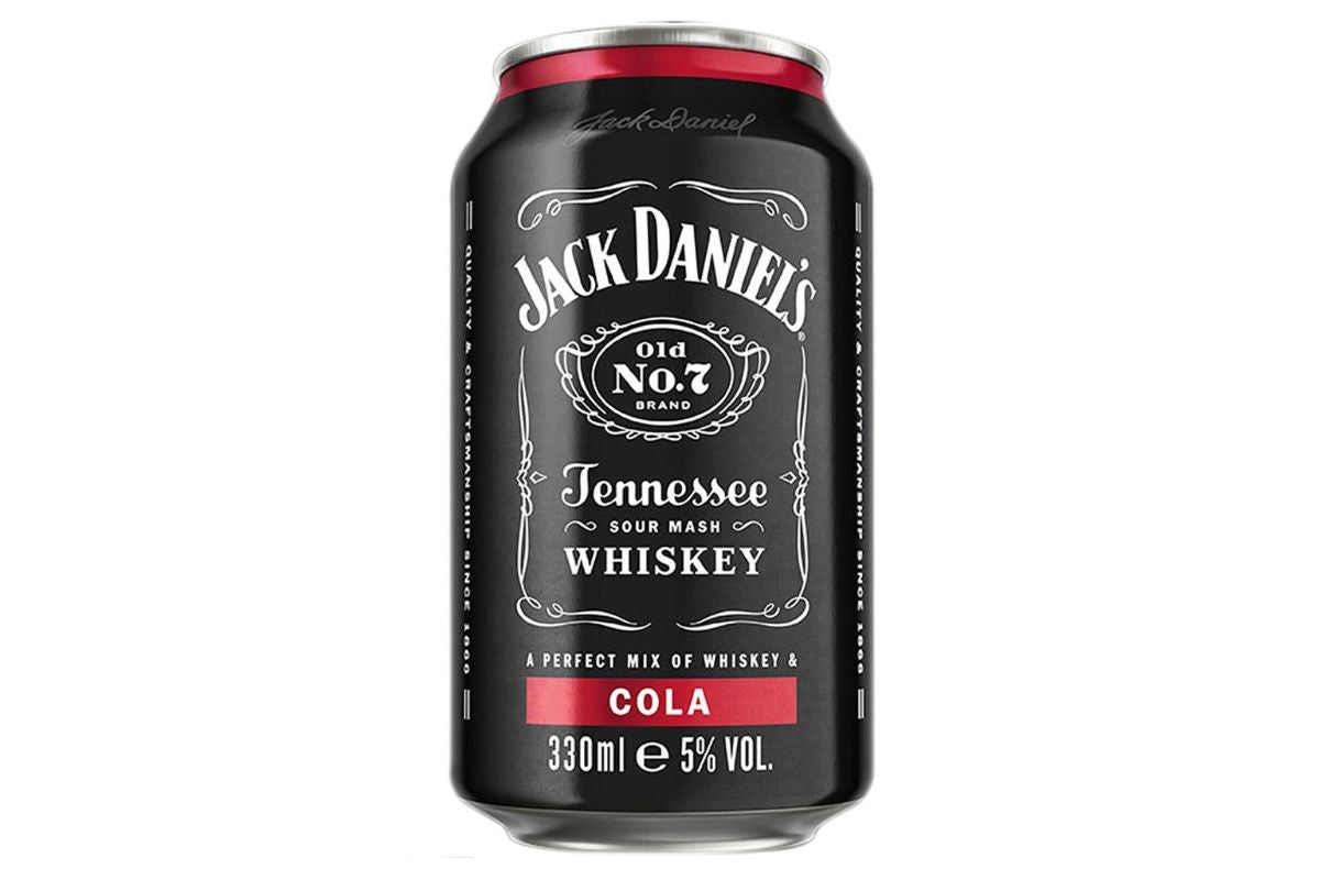 Jack Daniels and Coca Cola Pre-mix 330ml Alc .5%