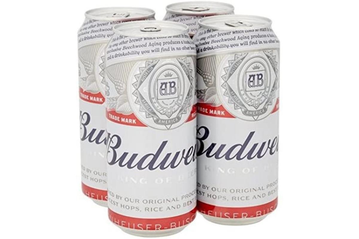 Budweiser Beer 4.5% 440ml Pack of 4
