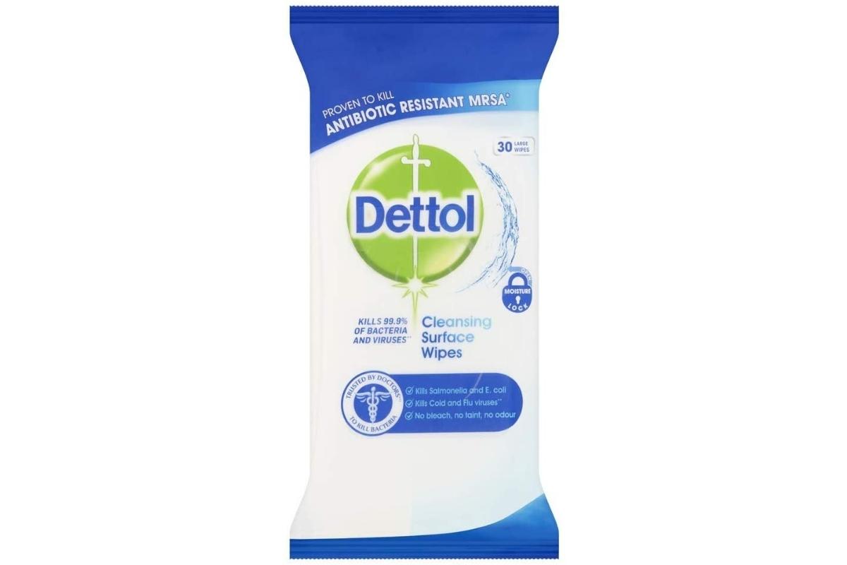 Dettol Antibacterial Cleansing Surface Wipes 30 Pack