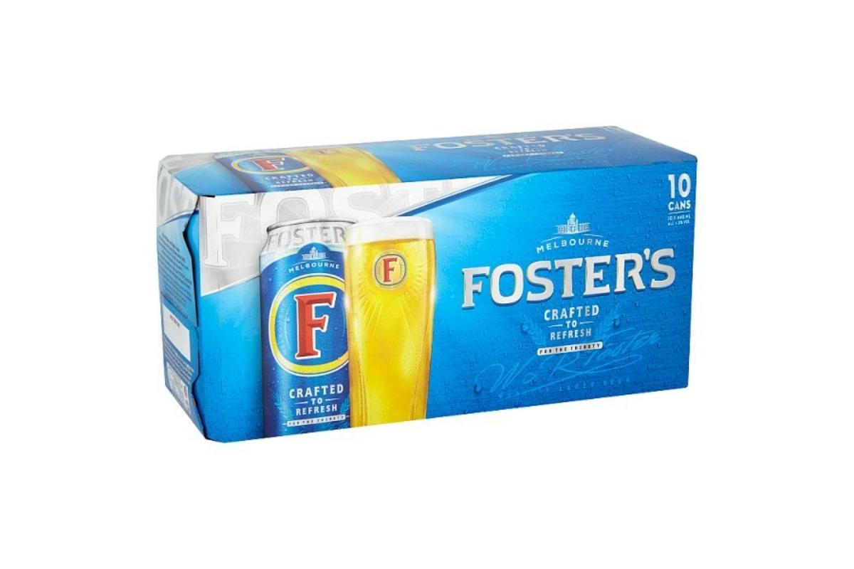 Fosters Beer 4.0% 440ml Pack of 10