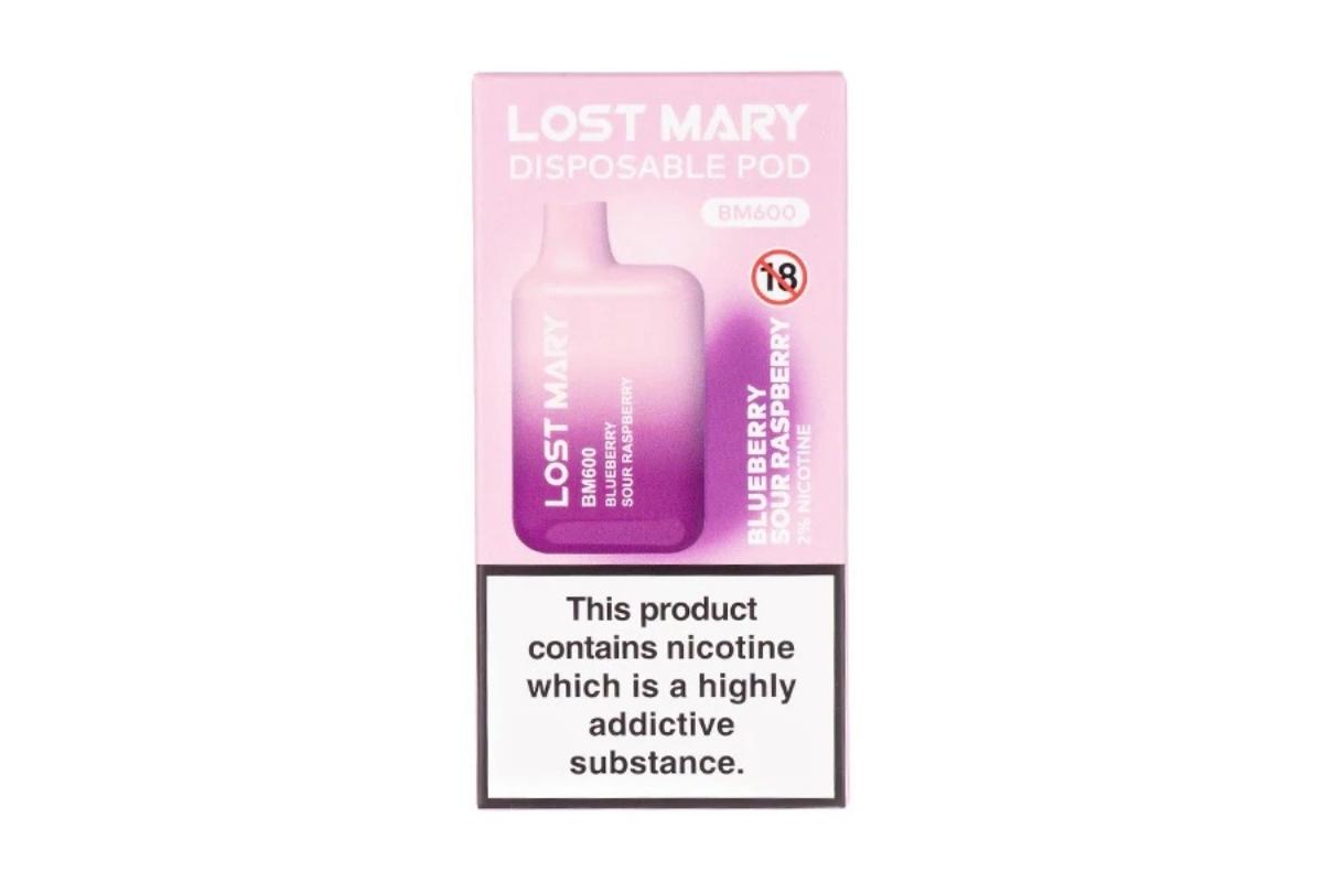 Lost Mary Blueberry Sour Raspberry 600 20mg