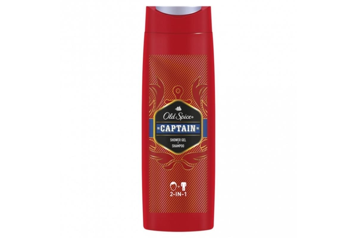 Old Spice Captain Shower Gel + Shampoo 400ml